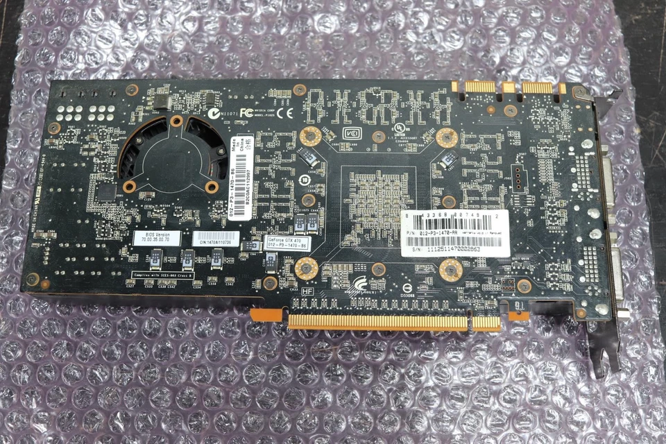 EVGA NVIDIA GeForce GTX 470 (012-P3-1470-TR) 1.2GB GDDR5 SDRAM PCI - Image 2 of 4