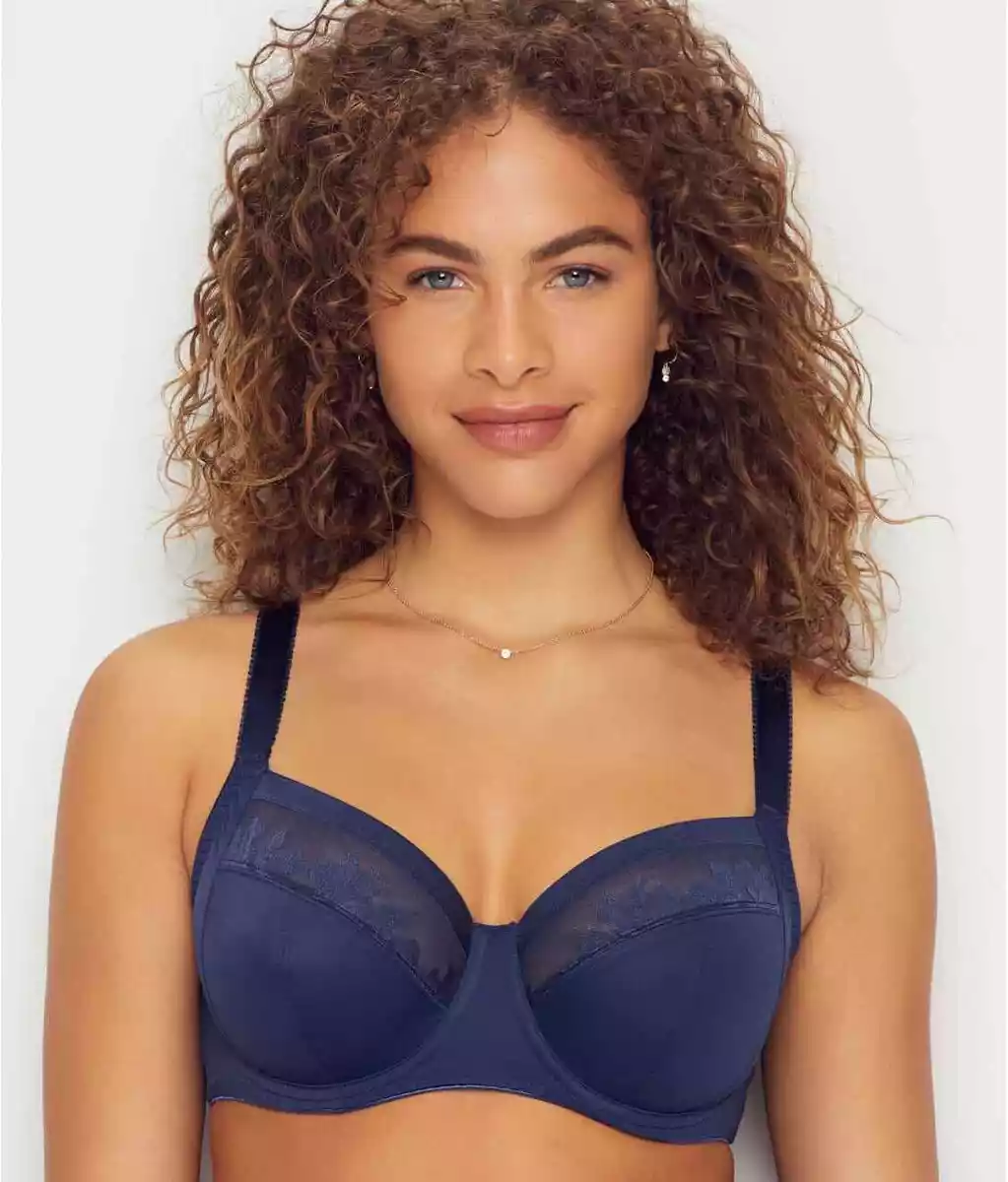 Fantasie NAVY Illusion Underwire Side Support Bra, US 30I, UK 30G