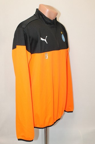 Grasshoppers Football Jacket Jersey 2018 2019 Training Size L Puma Orange Black - Picture 3 of 12