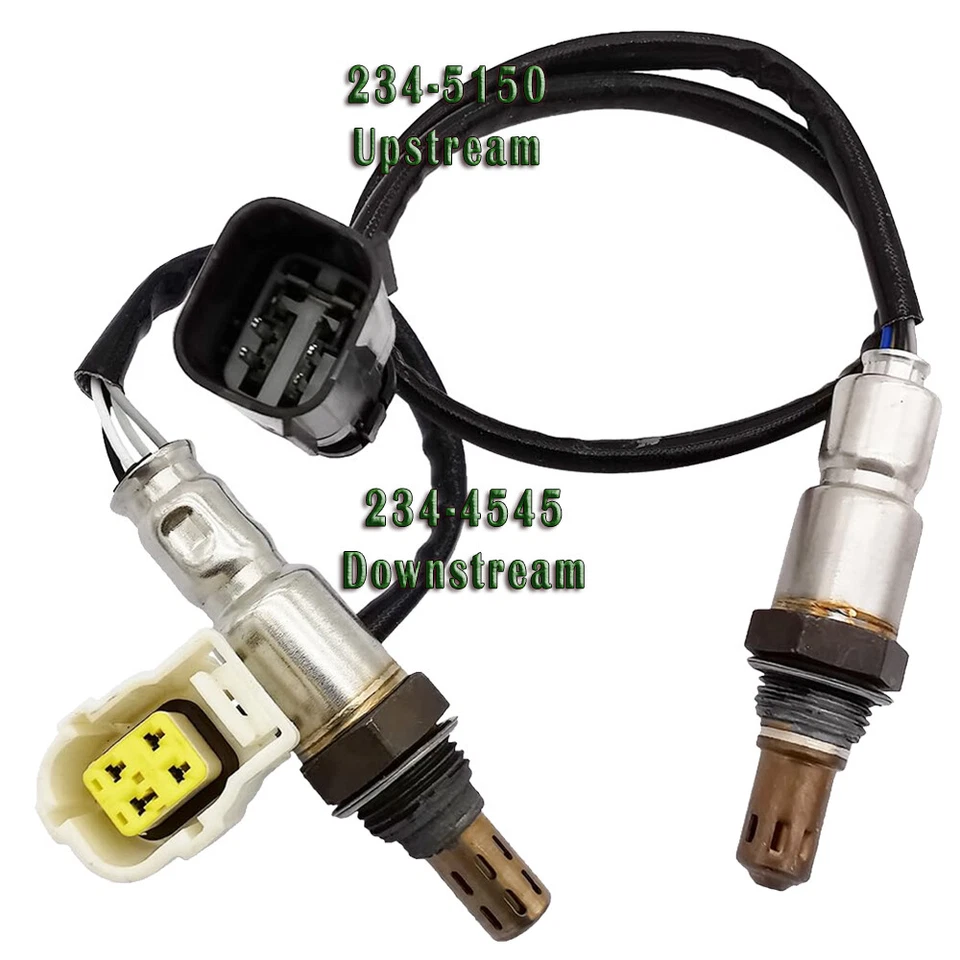 Sensor de oxígeno arriba+abajo 2 piezas para Jeep Cherokee Chrysler 200 2,4 L L4 2015-2017 Foto 2 de 4