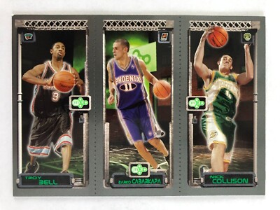 2003-04 Topps M3 Nick Collison Zarko Caoarkapa Troy Bell Rookie RC Sonics Suns