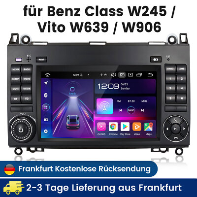 Autoradio Für Mercedes-Benz A/B Klasse/Vito W169 W639 W245 7''Android 13 GPS DAB+