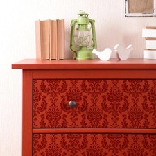 Verde Damask Craft Stencils - Size MEDIUM - By Cutting Edge Stencils