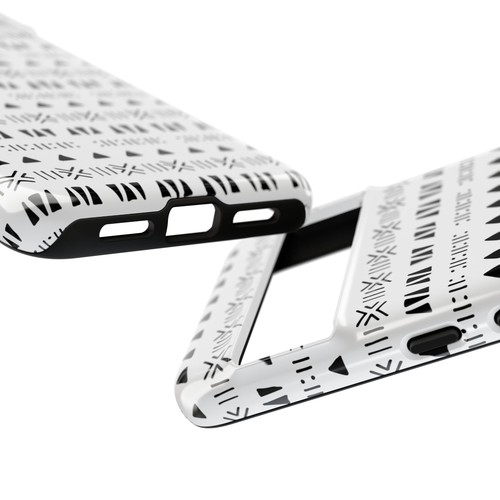 Black and White Southwestern Aztec Pattern Google Pixel Tough Cases - 第 40/131 張圖片