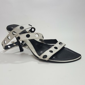 white pointed sandals