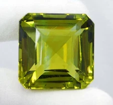 "149.75 Ct Natural Green Peridot Asscher Cut – Certified Loose Gemstone"
