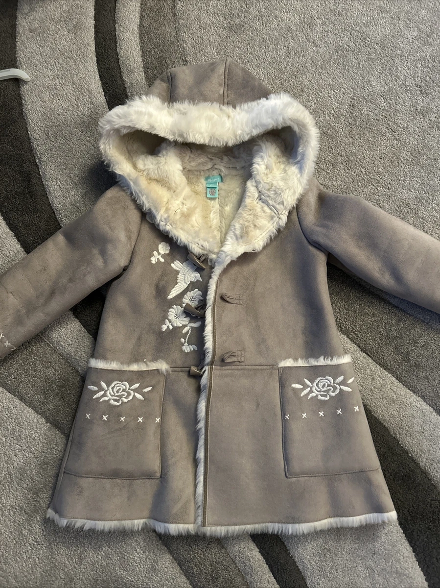 girls monsoon duffle coat age 3 4