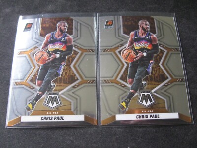 CHRIS PAUL 2-CARD LOT 2021-22 Panini Mosaic ALL-NBA #288 PHOENIX SUNS Mint