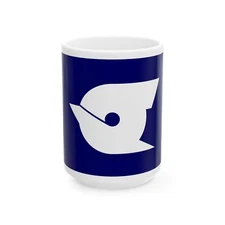 Flag of Edogawa Tokyo Japan - White Coffee Mug