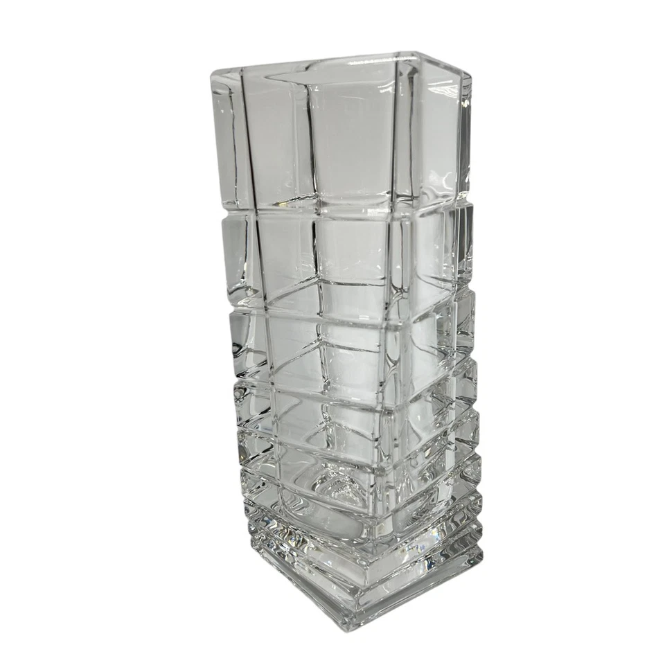 Rosenthal Studio Linie Crystal Vase Turnus Abstract Art Asymmetrical MCM Chunky - Image 3 of 4