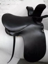 Leather English Side Saddle available in Color Black And Brown Size 21" inch