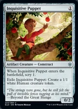 INQUISITIVE PUPPET ~mtg NM-M Throne of Eldraine Unc x4