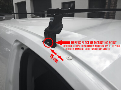 Cross Auto Accessories-Barre Transversale Compatible Avec Fiat Fiorino/Qubo 2007-2023; Barres De Toit Pour Voitures Avec Barres