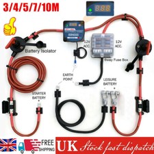 Battery Split Charge Relay Kit 12V 140A Digital VSR Sense Camper