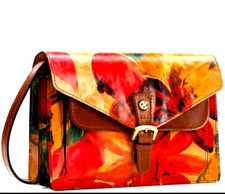 Patricia Nash Cassano Floral Crossbody Bag Floral Oil Painting