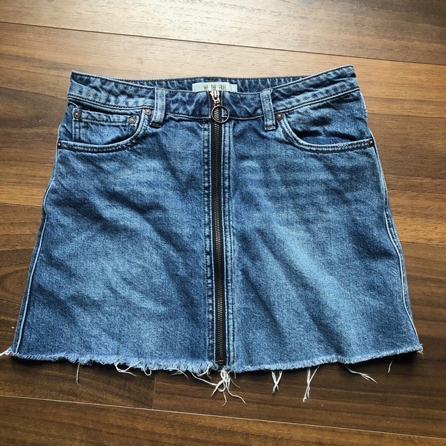 jean skirt ebay
