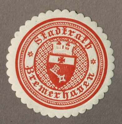 Siegelmarke Bremen: Stadtrath Bremerhaven