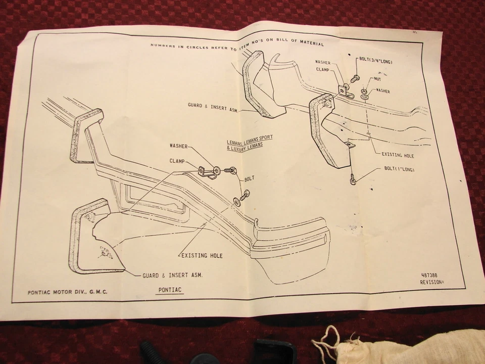72 PONTIAC BONNEVILLE CATALINA GRANDVILLE NOS FT PROTECTORES DE PARACHOQUES CROMADOS pt 988997 Foto 3 de 4