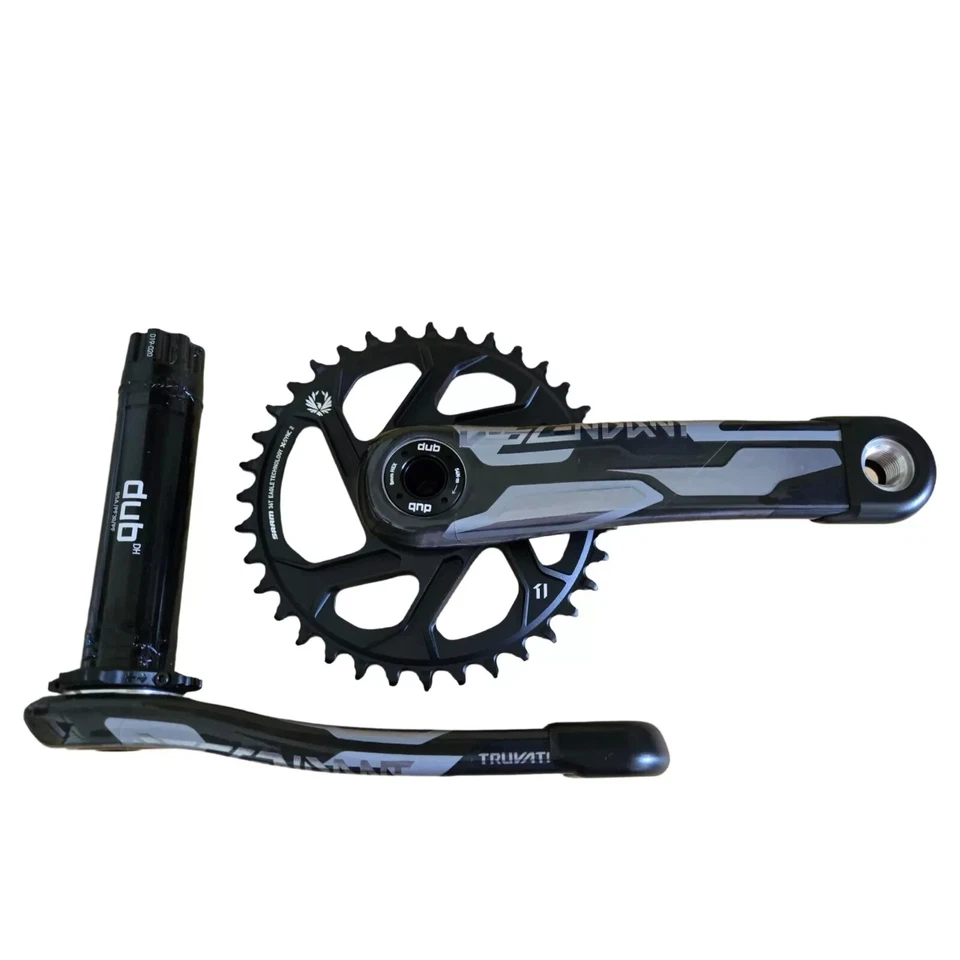 Sram Descendant Eagle TLD Colab Carbon Crankset 165mm DH Dub 83mm - Image 3 of 4