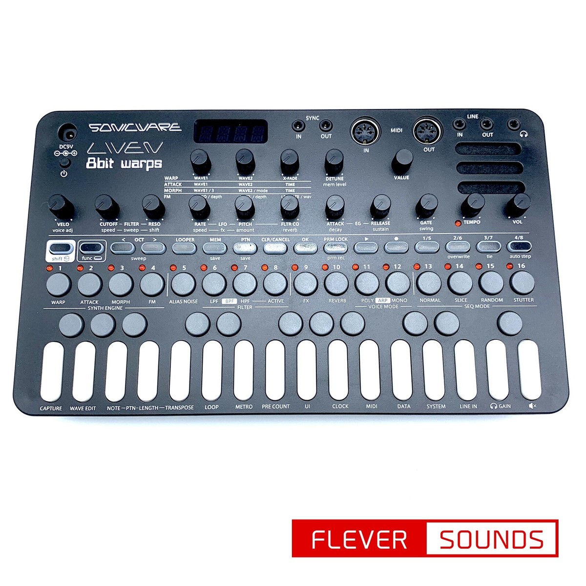 鍵盤楽器 Sonicware LIVEN 8bit warps SONICWARE LIVEN 8bit warps LVN-010 Sonicware Compact