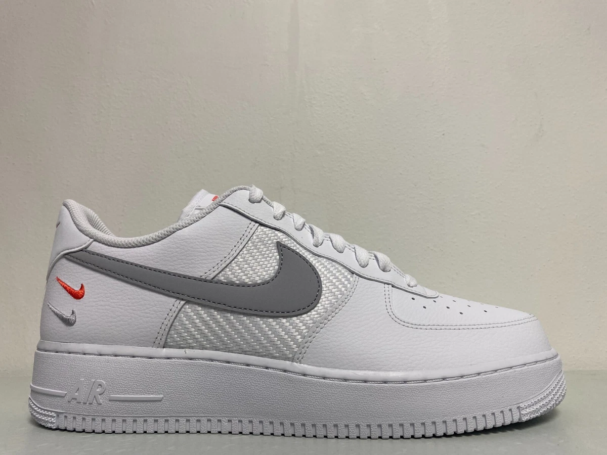 Nike Air Force 1 Low White Wolf Grey Picante Red - FD0666-100