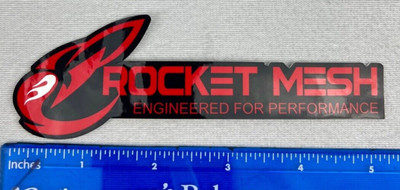Rocket Mesh Lacrosse Logo Stickers/Decals  Engineered for Performance 