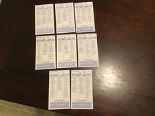 Strat-o-Matic Baseball Game Cards Lot of 8 cards Steve Trachsel