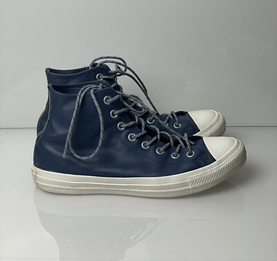 Converse CTAS Hi Limo Leather Navy/Indigo Fog 163338C Women s 9.5 Men s 7.5
