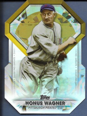 2022 Topps Series 2 "DIAMOND Greats Die-Cut" Honus Wagner #DGDC-42 | eBay