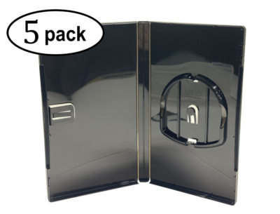 5 NEW OEM Replacement Opaque Black PSP / UMD Game Cases W/ Sleeve