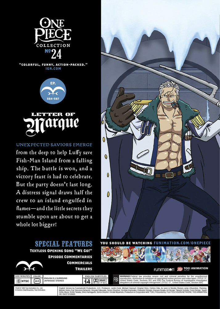 One Piece Collection 24 DVD (Eps # 564-587) (Uncut) | eBay