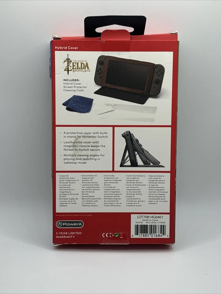 ZELDA Protective Case Cover and Stand for Nintendo Switch - Hybrid - Image 4 of 4