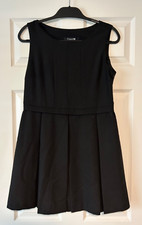 Forever 21 Little Black Pleated Sleeveless short dress L