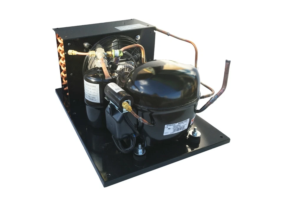 Nueva Unidad de Condensación Interior 1/2+ HP, R404A, Baja Temperatura, 115V (Embraco NEK2150GK1) Foto 2 de 3