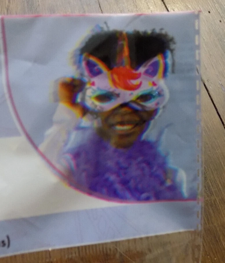 Unicorn Light-Up 3D Plastic Mask Kids Adults For Costume Party Playing Dress Up - Image 2 of 4