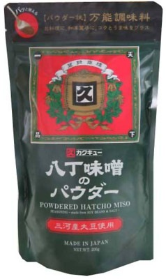 Kakukyu Hatcho Miso Powder Red soybean miso 200g Non-GMO No MSG Japan