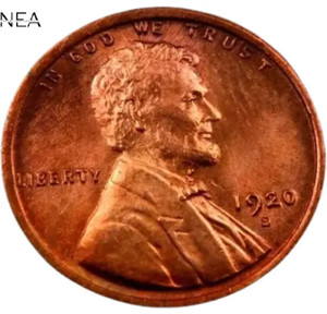 1920-S Lincoln Wheat Penny Cent ~ Gem BU (red) ~ Semi-Key Date!