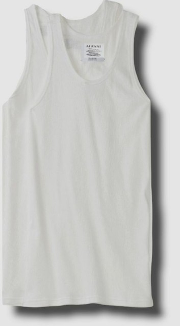 Alfani Men 5 Whites Tank Undershirt Top 