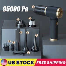 Mini 4 in 1 Upgrade Car Vacuum Cleaner Air Blower Wireless Handheld Rechargeable