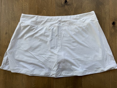 Nike Dri-Fit Border Tennis Skort Skirt White 405188-102 Women's Size XL NWT - Picture 12 of 15