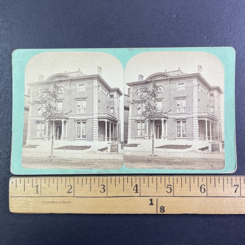 Thomas Weston House Portland Maine Stereoview Augustus Robinson c1870s Y13326