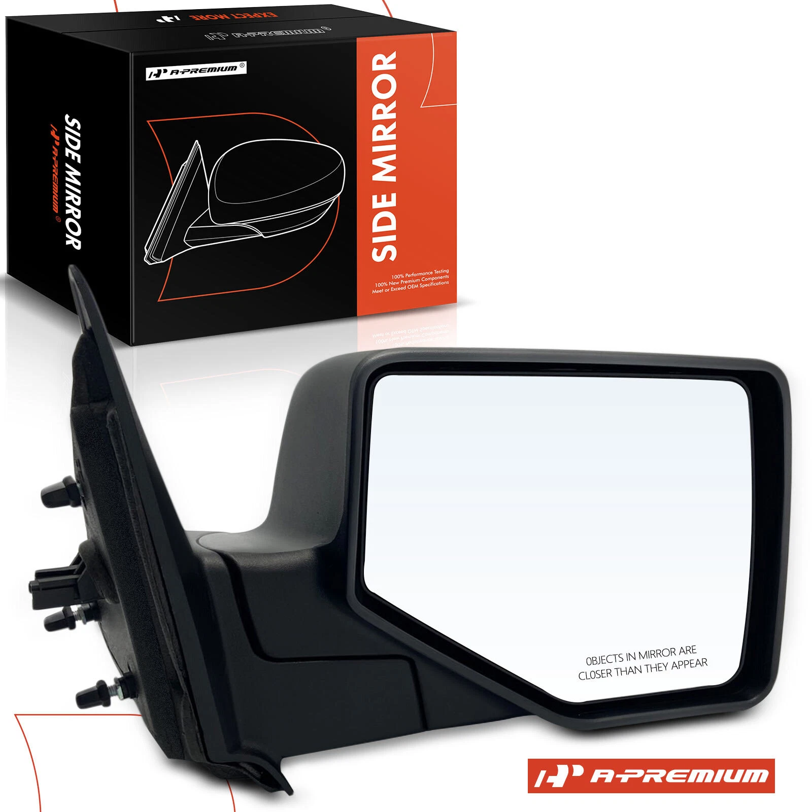 A-Premium Passenger Power Mirror w/ Manual Folding for Ford Ranger 2006-2011 GAS