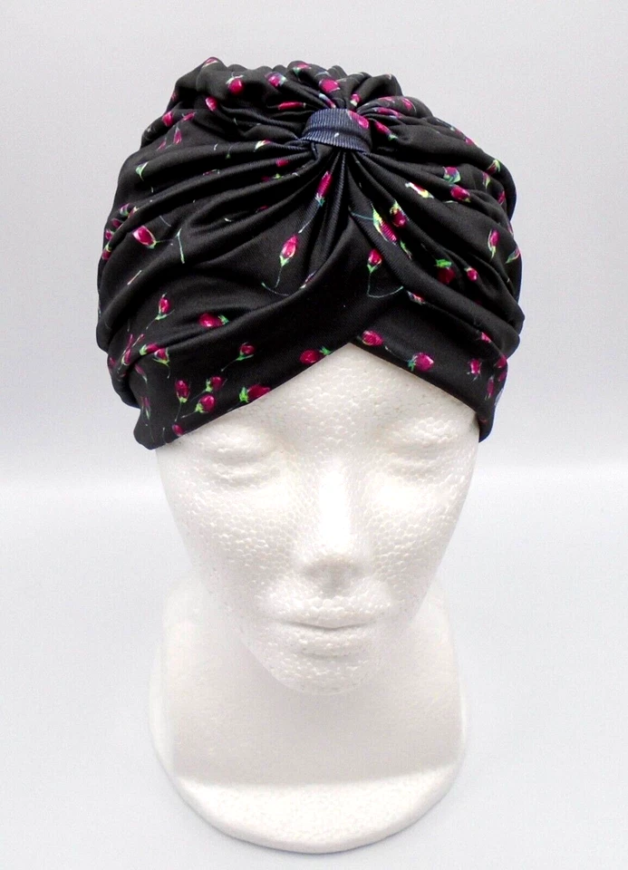 Nike Head Wrap adulto mujer estampado negro/rosa activo/blanco Foto 4 de 4