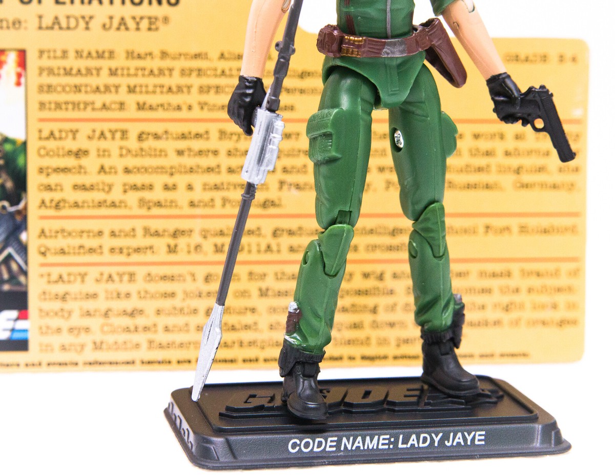 2007 Hasbro G.I. Joe 25th Anniversary LADY JAYE v6 Figure