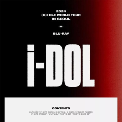 G)I-DLE [2024 WORLD TOUR iDOL IN SEOUL] BLU-RAY/2CD+Foto Buch+