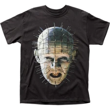 Hellraiser Pinhead Close Up Mens T Shirt Horror Movie Classic Tee New Black