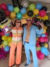 Johns Girl Inc vintage 70s leisure suit, size 8-12,