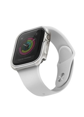 Case UNIQ Valencia Apple Watch 4/5/6/7/SE/8/9 40/41MM silber/titanium silver