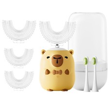 Kids Electric Toothbrushes, U Shaped Ultrasonic Toothbrush,Rechargeable Kids ...