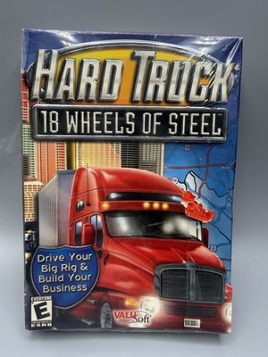 Hard Truck 18 Wheels Of Steel PC CD Rom Game-Very Rare Vintage New